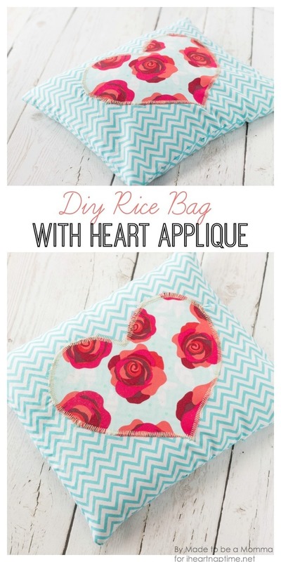 Diy Rice Bag with Heart Detail