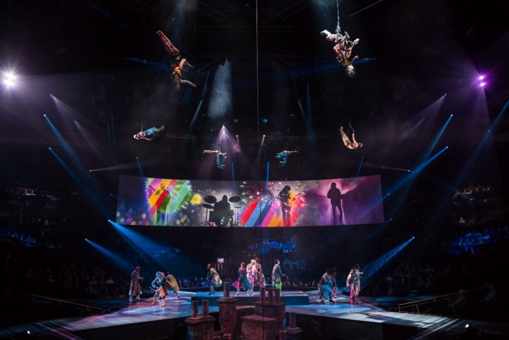 The Beatles LOVE by Cirque du Soleil Technical information for the