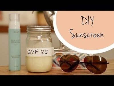 Make Your Own Natural Sunscreen