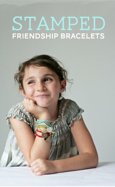 Stamped Friendship Bracelets