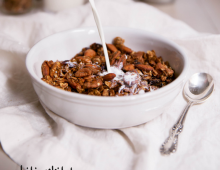 Coconut Oil Granola with Chia & Flax