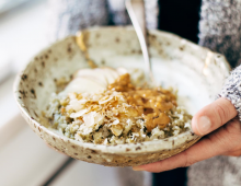 Quinoa & Toasted Coconut Breakfast Porridge