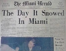 It Snowed In Miami 38 Years Ago