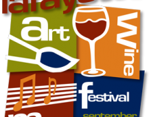 Lafayette Art, Wine & Music Festival – Sept 16-17, 2017 (10 am – 6 pm) 