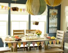 You Can Do This! DIY Hot Air Balloons from Fabric Paper Glue