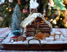 Gingerbread House DIY from Three Pixie Lane