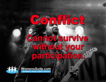 Conflict Cannot survive Without your participation