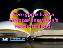 Everyone has a chapter they don’t read out loud.