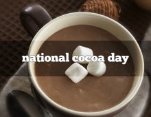 NATIONAL COCOA DAY