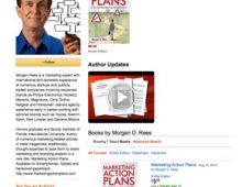 “Marketing Action Plans” by Morgan Rees is available — at Amazon Books