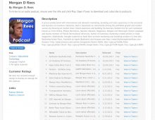 Podcasts Episodes on Apple Connect by Morgan Rees