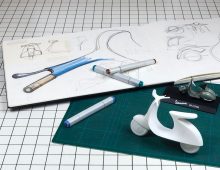 Electric Vespa Reimagines Classic Italian Vehicle With a Futuristic Spin.