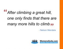 After climbing a great hill, one only finds that there are many more hills to climb