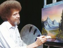 Bob Ross Is Making A Happy Little Comeback At Public Library Paint Nights