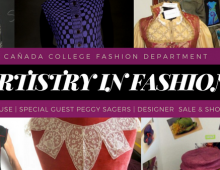 Artistry in Fashion event, Sept. 29, at Cañada College