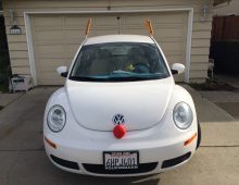 Holiday Car Decorations Creates Aerodynamic Drag.