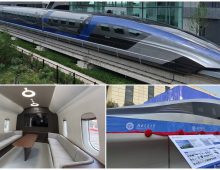 China Debuts Its New Streamlined 380 mph Maglev Bullet Train