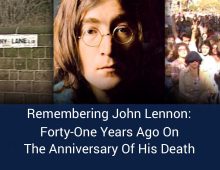 Remembering John Lennon: Forty-One Years Ago Today