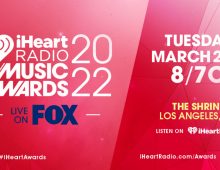 iHeart Radio Music Awards, Tuesday, March 22, 2022, 8/7p Live on FOX