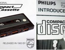 PHILIPS introduces Compact Disc 1979 and Audio Casstte 1963