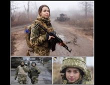 Ukrainian Women on the front line. GLORY TO UKRAINE!
