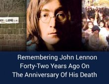 Remembering John Lennon: Forty-Two Years Ago Today